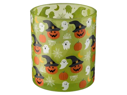 Kvepianti žvakė stiklinėje