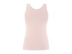 Light pink women's tank top on a white background.