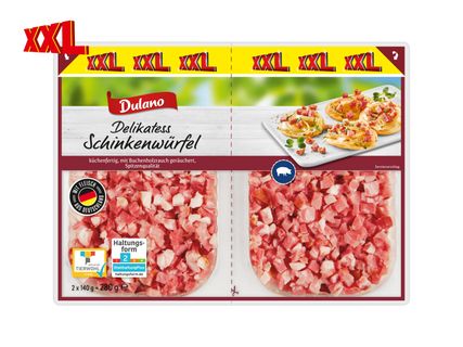 XXL Dulano Delikatess Schinkenwürfel