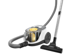 Aspirator Philips Power Cyclone, alb și gri, cu accente galbene.