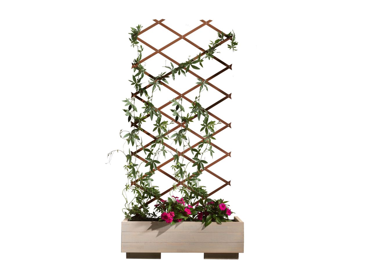 Go to full screen view: Parkside Expanding Wooden Trellis - Image 3
