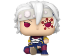 FUNKO MINIS® POP! figure of Tengen Uzui from Demon Slayer, with white hair and red eye makeup.