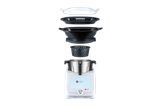 Máquina de cozinha Monsieur Cuisine Smart com peças separadas.