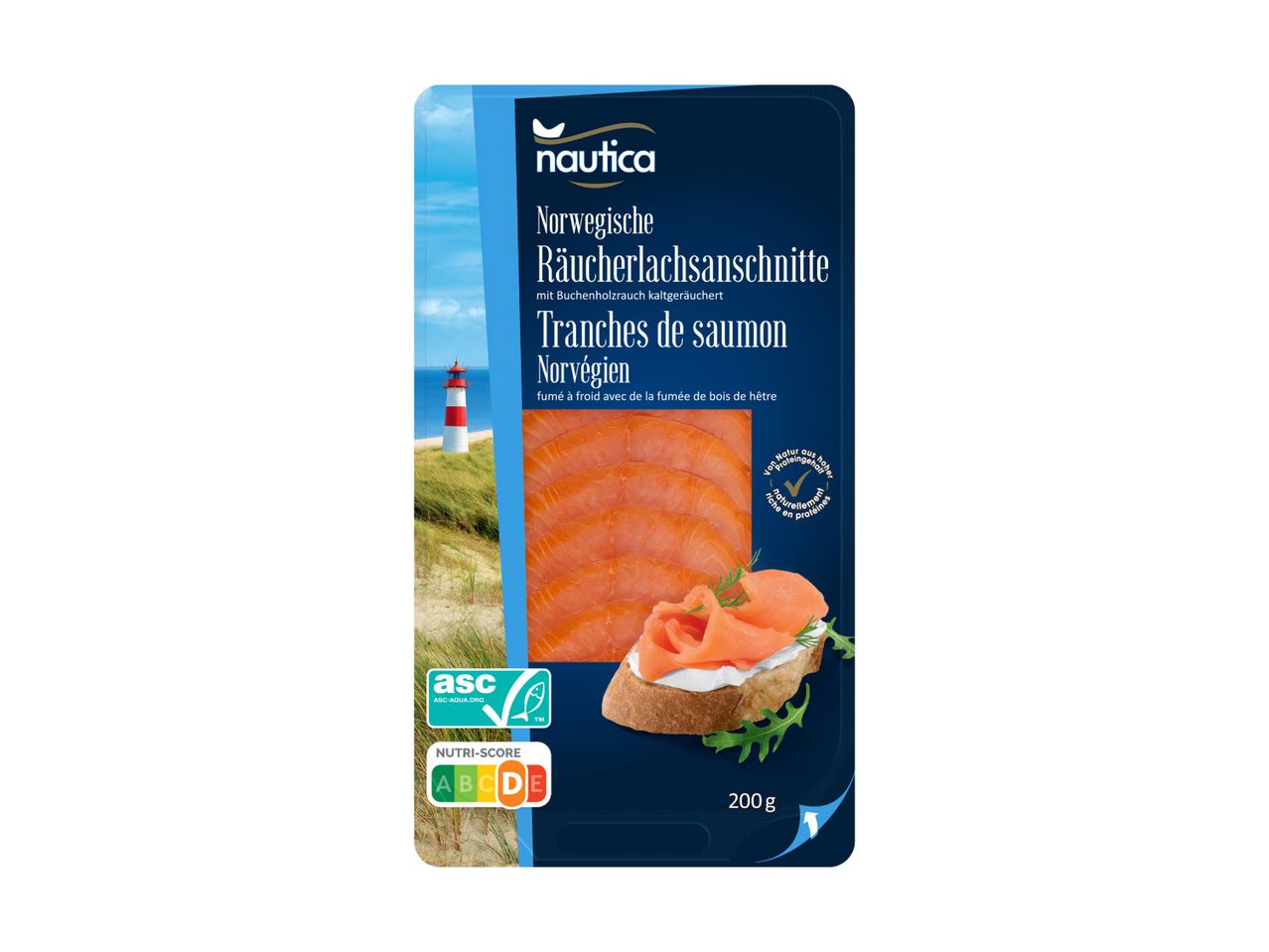 Tranci di salmone affumicato Maille.