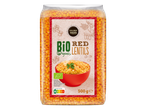 Lentilles corail biologiques Golden Sun dans un emballage de 500g.