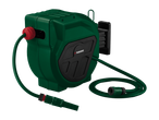 Parkside garden hose reel with hose.