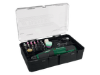 Parkside mini grinder kit with various attachments.