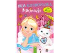 Książka do kolorowania z księżniczkami i naklejkami dla dzieci od 4 lat.