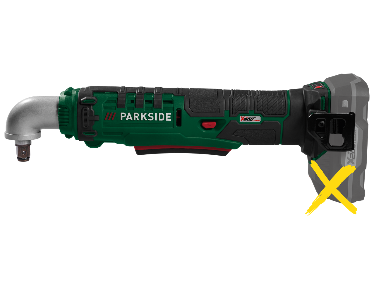 Акумулаторен ъглов гайковерт с батерия