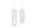 Electric shoe dryers with adjustable length and perforated design