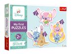 Disney Stitch „My First Puzzles” készlet, 2 éves kortól, 3 különböző puzzle-t tartalmaz.