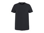 Dark grey men's short-sleeved t-shirt with a round neck.