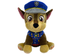 Paw Patrol® plīša rotaļlieta: suns Čeiss ar zilu cepuri un džemperi.