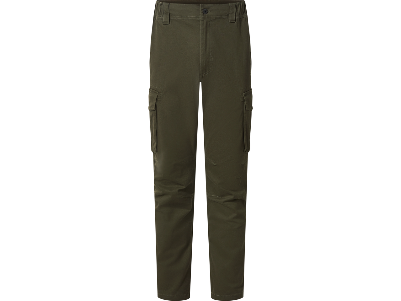 Esmara vyriškos chaki spalvos krovininės kelnės.