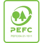 PEFC tanúsítvány PEFC/04-31-1511 szám.