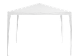 Pavilion LIVARNO alb cu acoperiș ascuțit și patru picioare