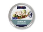 Graasten tunsalat (250g), klassisk pålægssalat i en gennemsigtig beholder.
