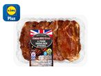 Lidl Plus: 4 Kansas BBQ style pork shoulder steaks.