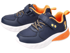 Lupilu® Tenisice: Tamnoplave i narančaste dječje tenisice s grafikom lava.
