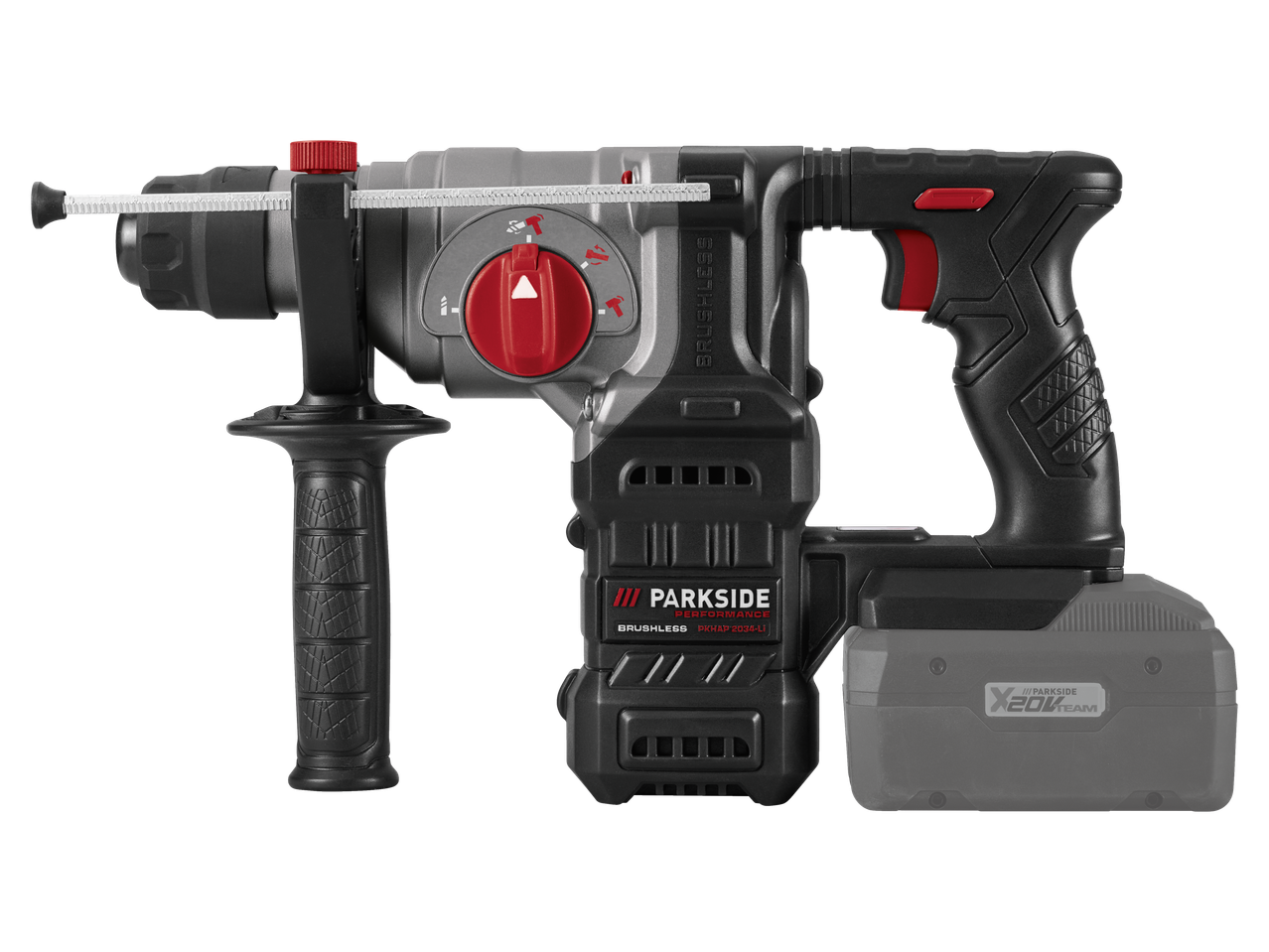 Martelo combinado sem fios PARKSIDE PERFORMANCE com bateria X 20 V TEAM