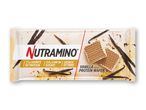 En Nutrimino vaniljeproteinvaffel i indpakning.