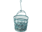 W5 clothes pegs in a hanging basket