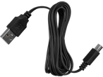 Cablu de încărcare USB negru pentru pulverizatorul sub presiune PARKSIDE.