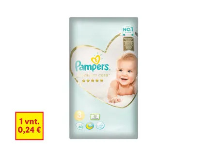 Sauskelnės „Premium Care Nr. 3“ 