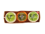 Milbona Cesto de 3 Queijos Variados: Curado, Pimentão-Doce e Tomate & Manjericão.