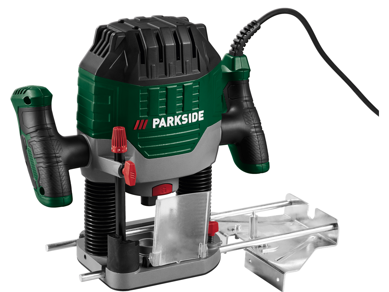 Parkside® 1200W frezavimo staklės su lygiagrečia kreipiančiąja.