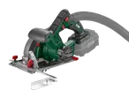 Serra circular a bateria Parkside® 20 V PHKSA 20-Li com mangueira de aspiração.