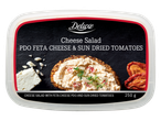 Deluxe sūrio salotos su PDO feta sūriu ir džiovintais saulėje pomidorais (250 g).