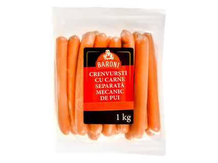 Crenvurști de pui