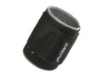 Black wrist support with grey trim and adjustable strap