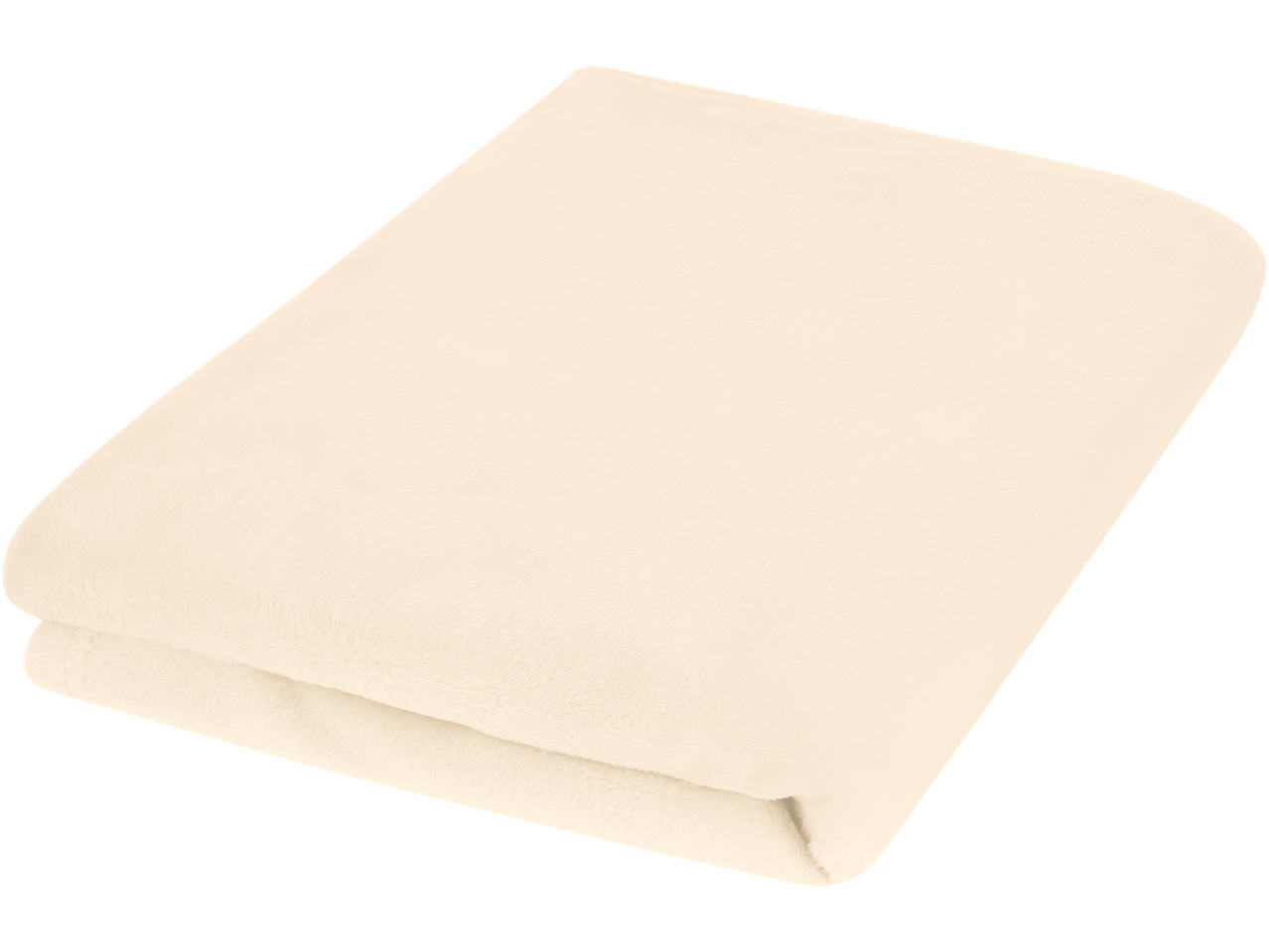 LIVARNO Pledas, šviesiai smėlio spalvos minkštas sulankstytas pledas.