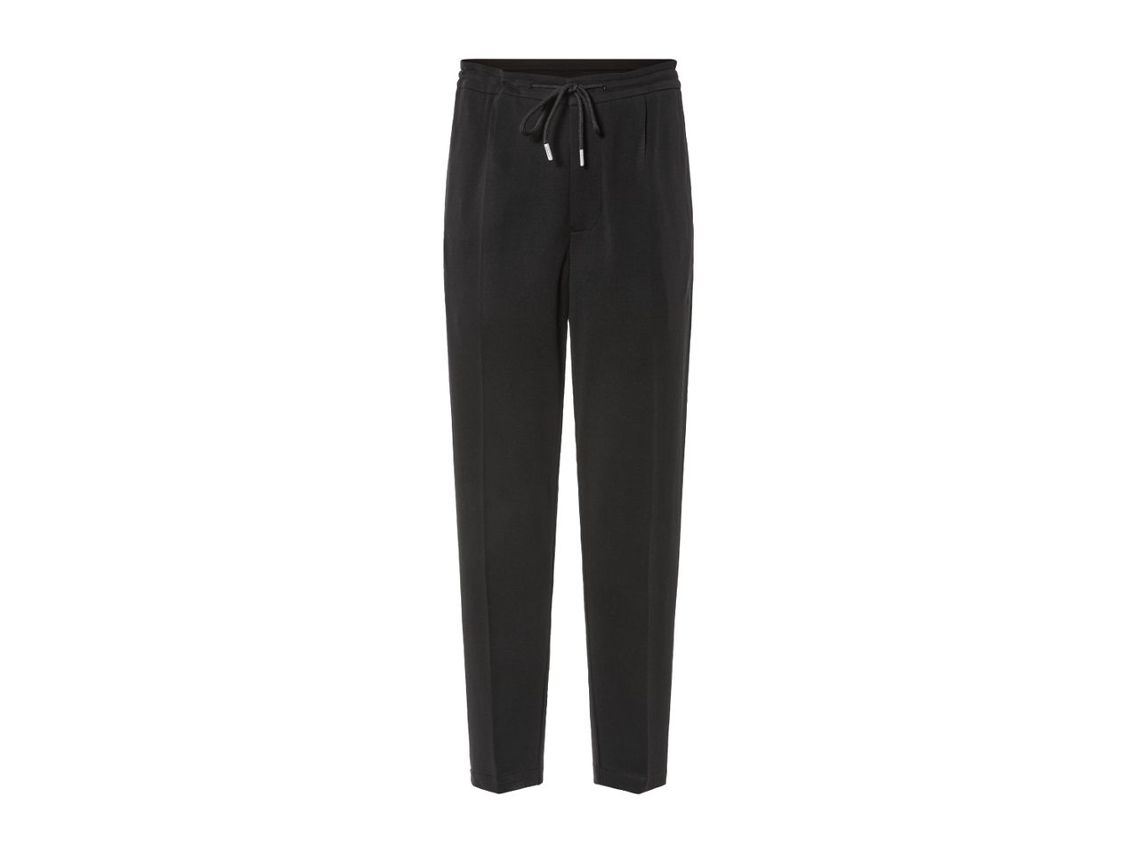 Black drawstring trousers