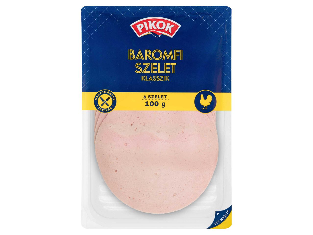 Pannon Baromfi Szelet, csirkemell szelet csomagolásban.