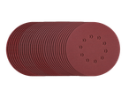 Conjunto de discos de lixa redondos PARKSIDE® de papel vermelho