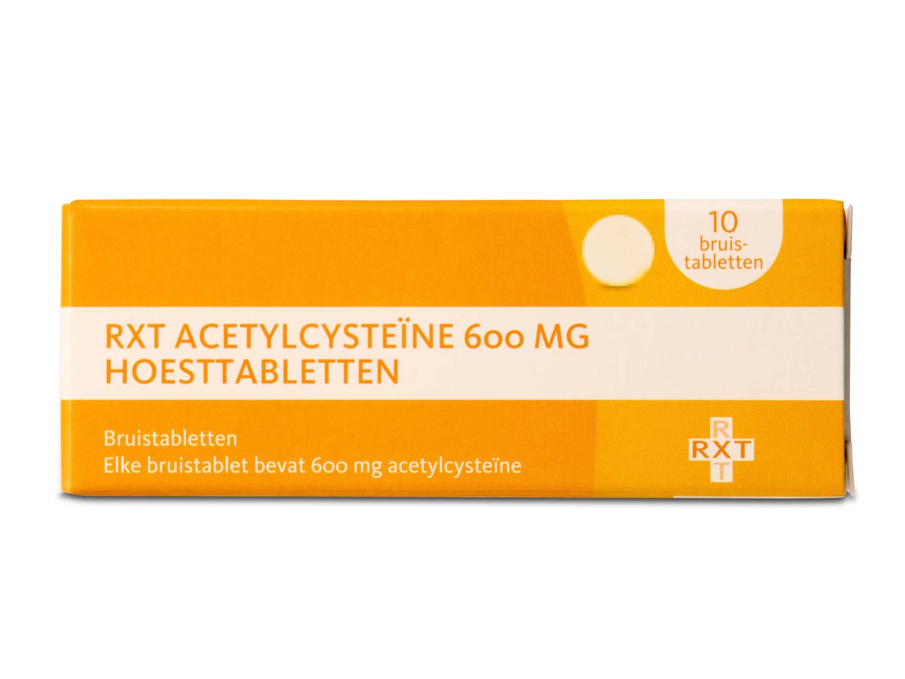 Ga naar volledige schermweergave: Acetylcysteine bruistabletten 600 mg - afbeelding 1