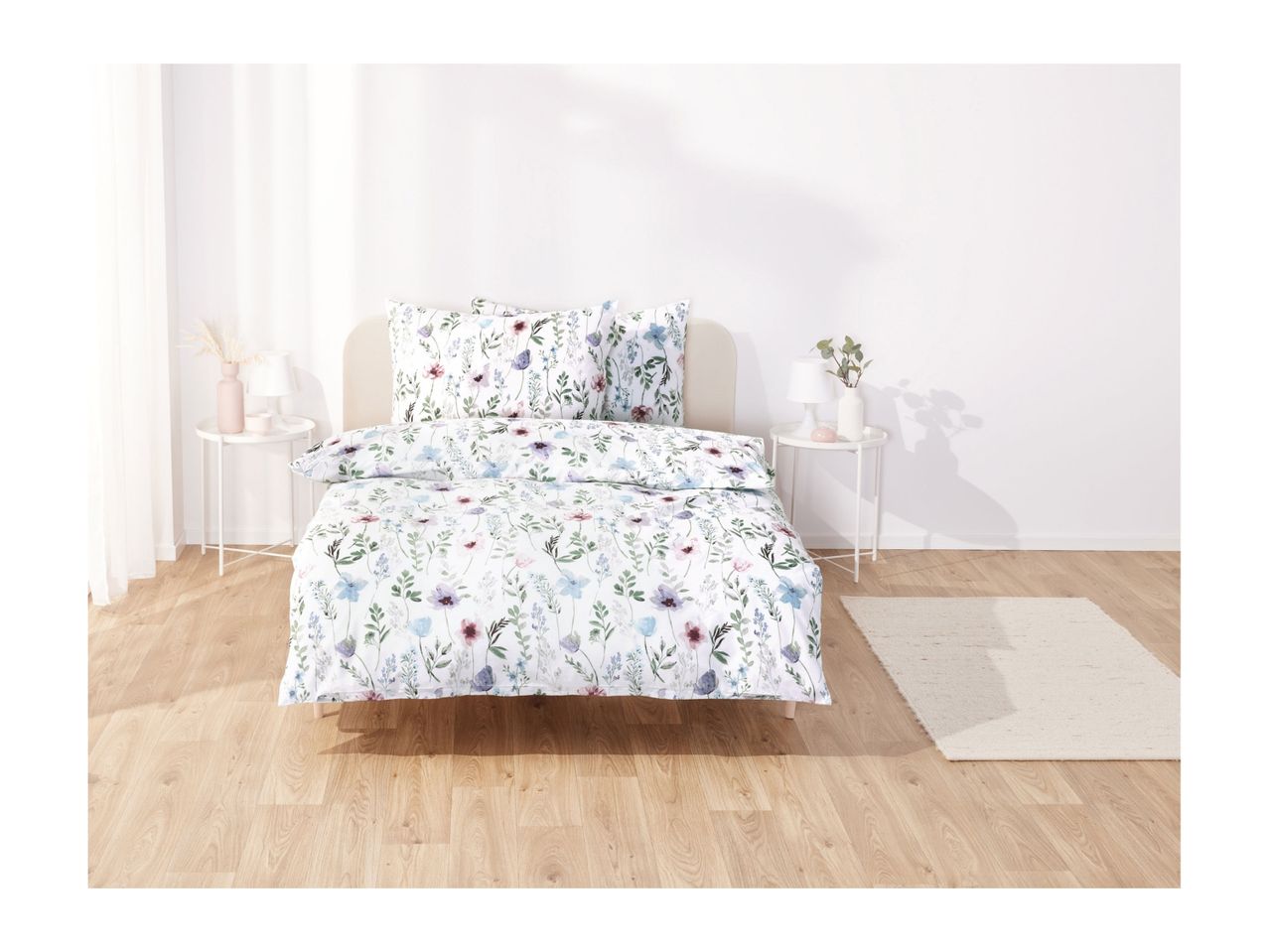Go to full screen view: Livarno Home Renforcé Duvet Cover Set - King - Image 3
