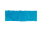Pano de microfibra azul claro e macio.