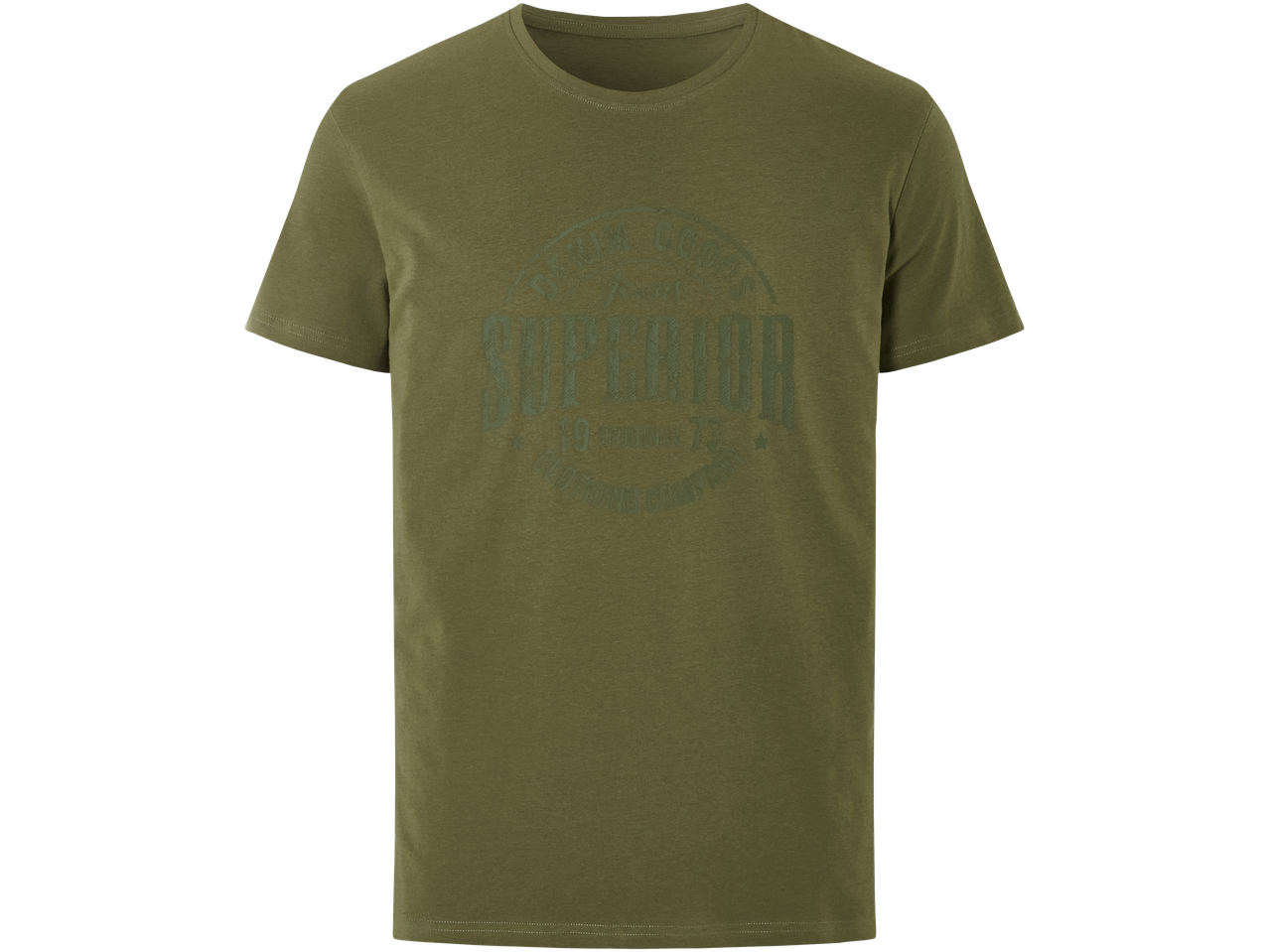 Maslinastozelena majica s logom Superdry.