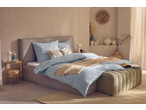 Livarno Microfibre Satin Bedlinen in a cozy bedroom with natural decor.