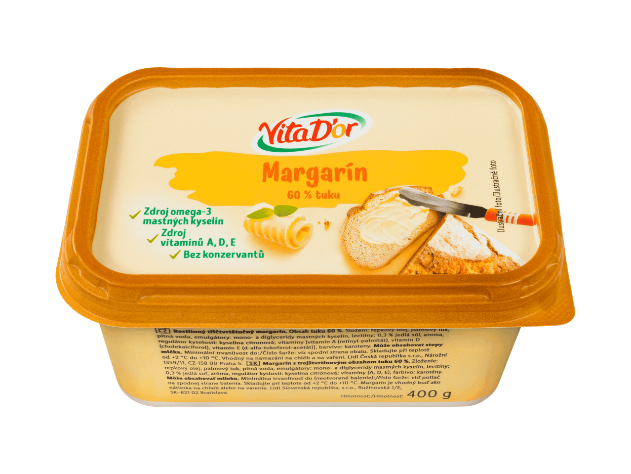 Margarín 60% tuku