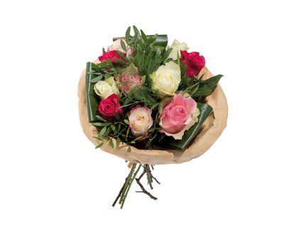 Színes rózsacsokor*