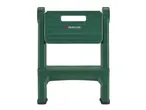 Sgabello a due gradini verde con logo Parkside