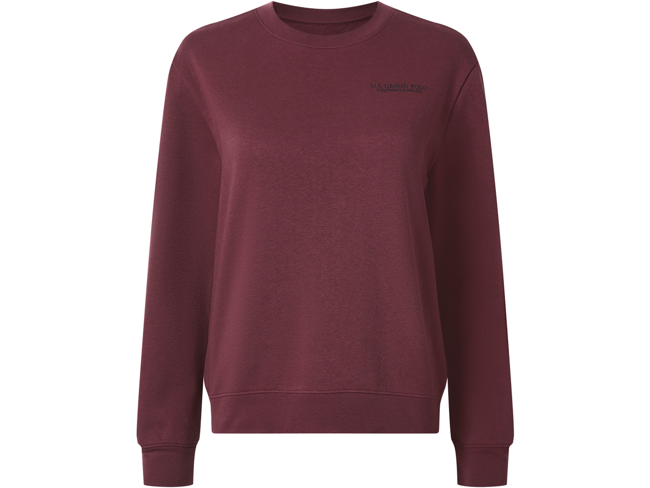 Sieviešu U.S. Grand Polo bordo krāsas džemperis
