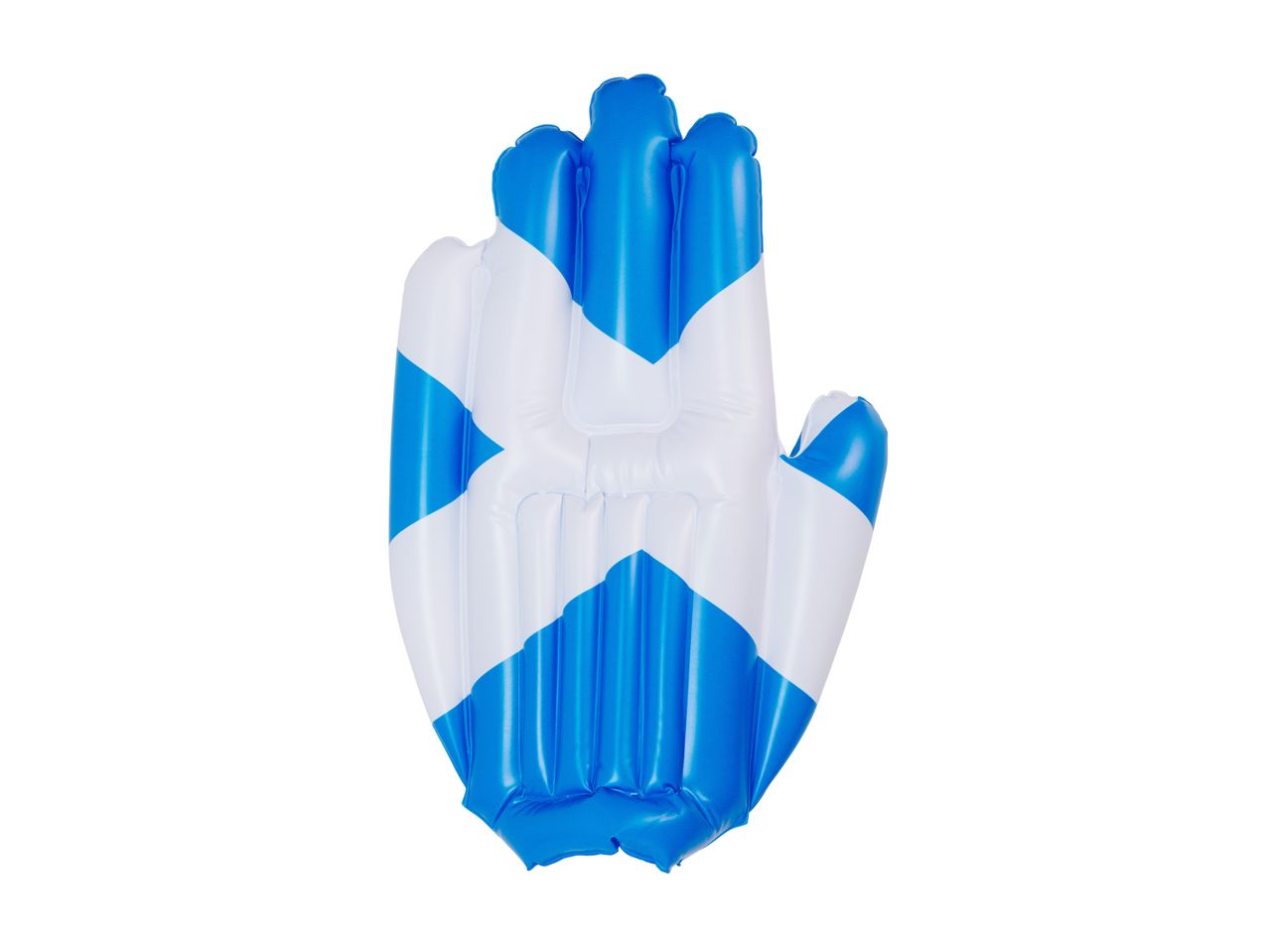 Inflatable Scottish flag hand-shaped pool float