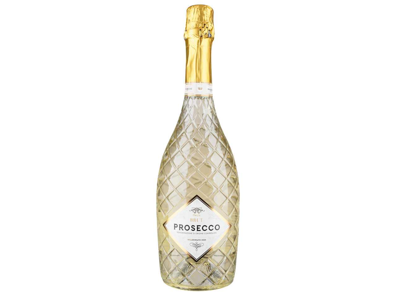 Egy palack Prosecco Brut Millesimato 2023.