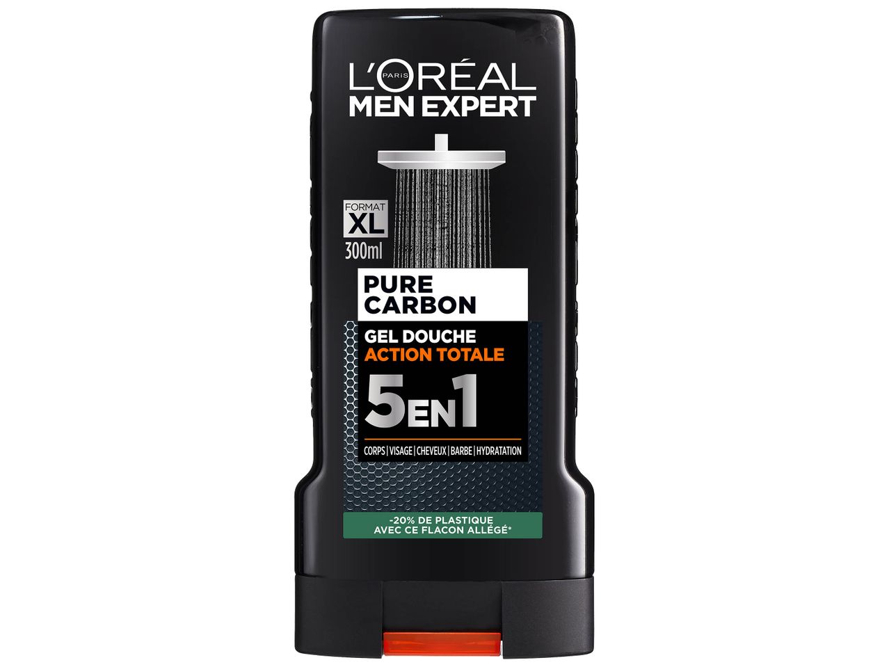 Gel douche 5-en-1 L'Oréal Men Expert Hydra Energetic.